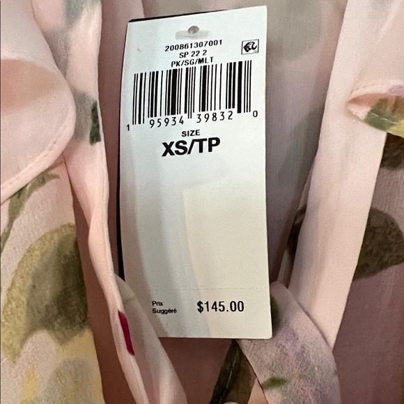 Ralph Lauren Pink Floral Ruffle Blouse - Picture 3 of 4